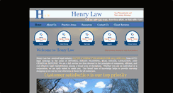 Desktop Screenshot of henrylawyers.org