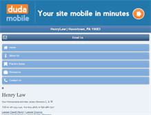 Tablet Screenshot of henrylawyers.org